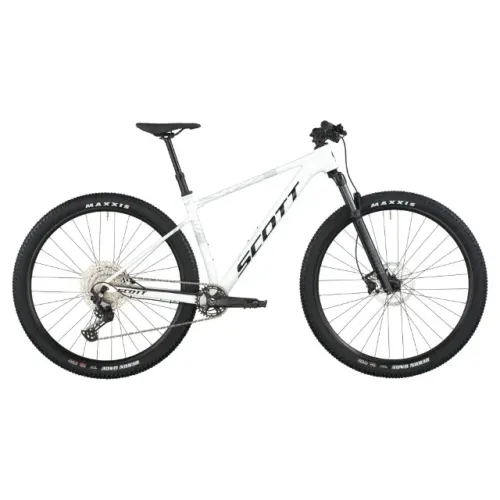 Bicicleta Scott Scale 940 Branca 2026 Shimano Deore Canote Retrátil