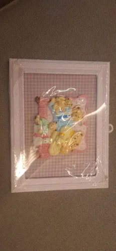 Quadrinho infantil rosa com ursinhos