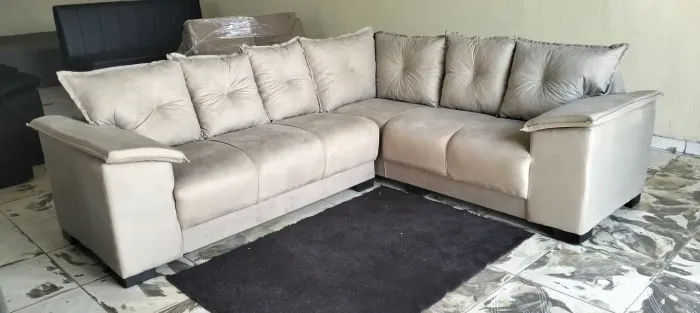 Sofá de canto novo disponível pronta entrega