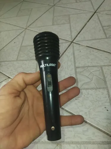 MICROFONE MULTILASER COM FIO