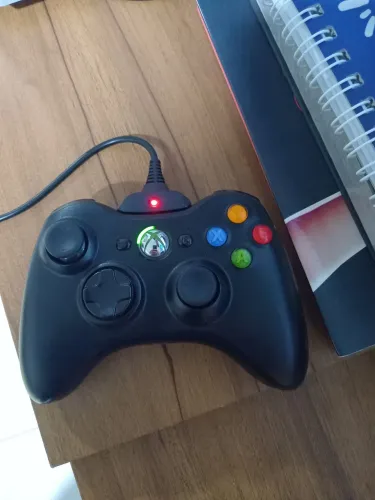 CONTROLE XBOX 360 ORIGINAL COM BATERIA