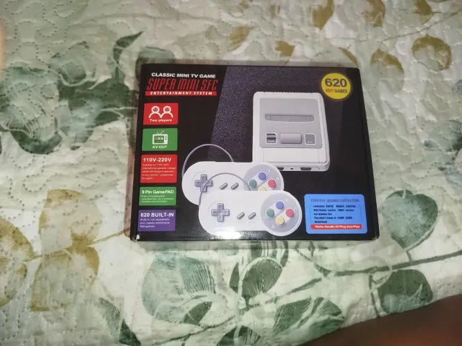 Super Mini SFC 620 Jogos Clássicos - Na Caixa 
