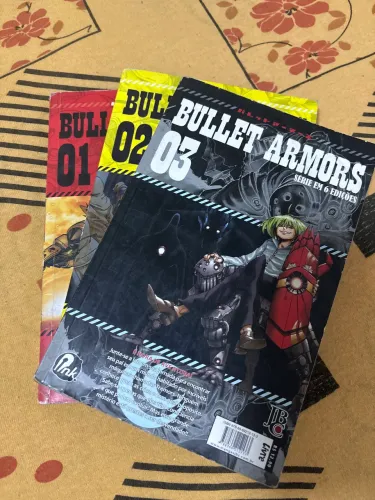 Manga bullet armors 1,2 e 3 edição 