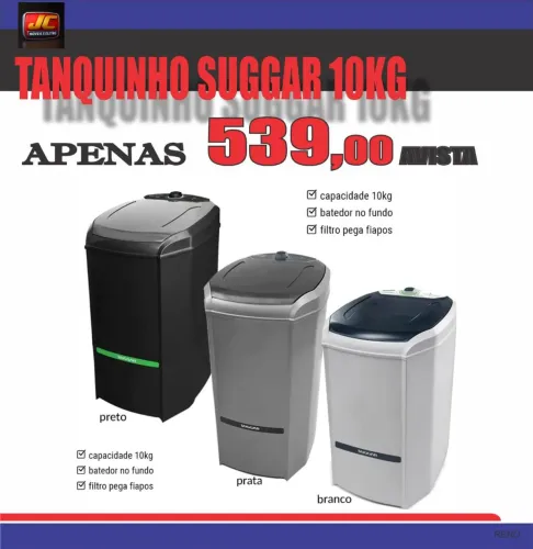 Tanquinho Suggar 10 Kg Novo