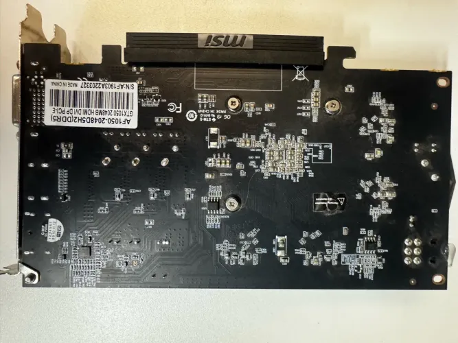 Placa de vídeo NVIDIA GeForce 1050