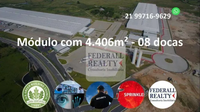 Aluguel de galpão em Seropédica é com a Federall Realty