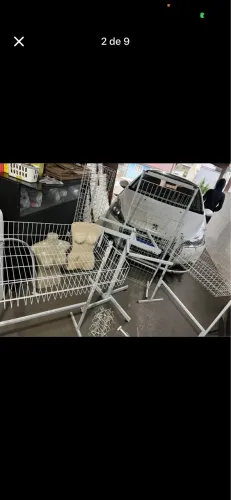 Kit para loja cabides, cestos, etc.