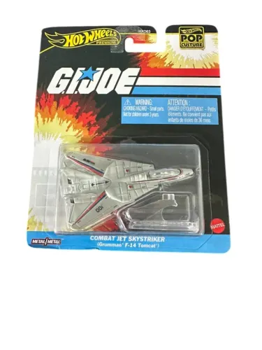 Hot Wheels Premium Combat Jet Skystriker G.I.Joe Gruman F14 Tomcat