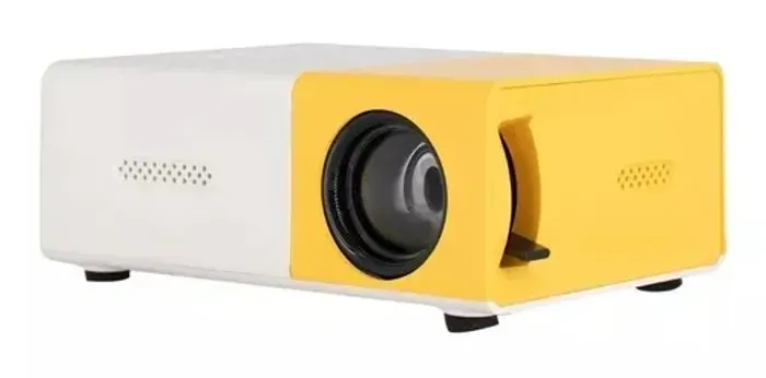 Mini Projetor Portátil Full Hd Led 600 Lumens Usb Sd Hdmi Branco 127/220v