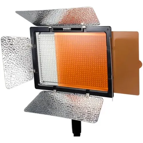 Par de Painel Led Yongnuo YN600L II Bicolor + Fontes + Case