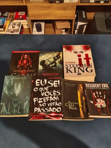 Kit livros Terror/Suspense - 7 Livros