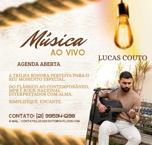 ? MÚSICA AO VIVO PARA TORNAR SEU EVENTO INESQUECÍVEL! ?<br>