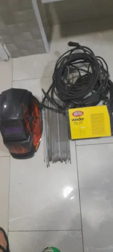 Máquina Solda Com Capacete mas Acessório