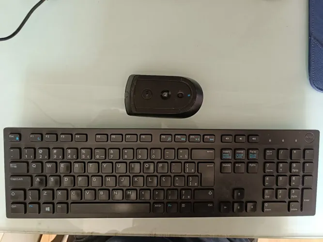 Kit Teclado e mouse sem fio Dell KM636