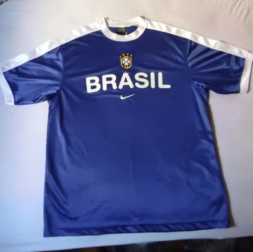 Camiseta seleção brasileira 2002 treino