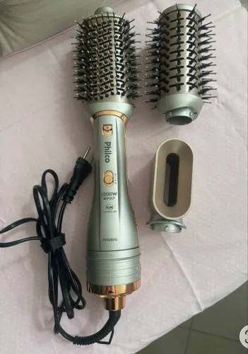 Escova Secadora Philco 3 acessórios 1300W Bivolt PES19SG - Bivolt