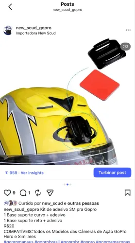 Kit de adesivo ? pra Gopro