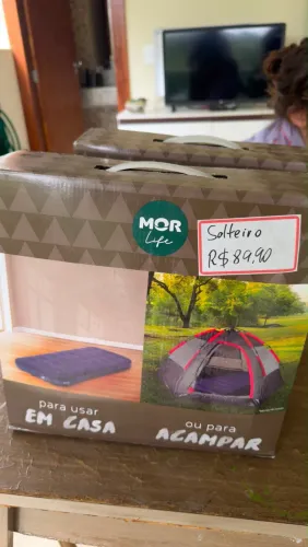 2 Colchões Infláveis de Solteiro Mor Life - Nunca usados