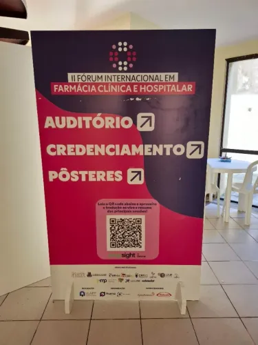 Aluguel de totens para sinalização em eventos
