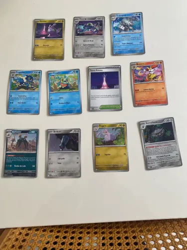 Packs de cartas Pokémon-11 cartas normais
