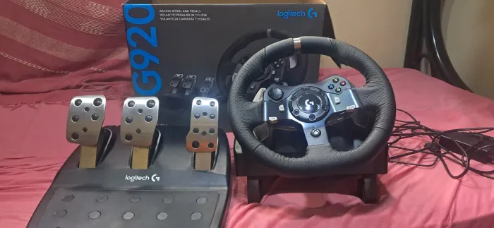 volante gamer logitech g920 (sem câmbio)