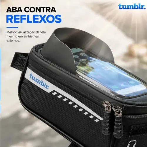 Bolsa de Quadro p/ Bike com Porta Celular