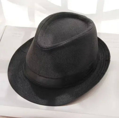 Chapéu masculino preto 