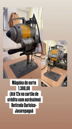 Máquina de Corte Industrial Marbor Semi Nova + Mesa | Parcelo no Cartão
