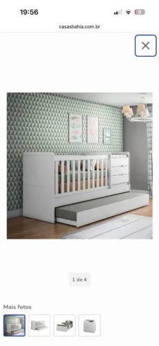 Berço Multifuncional Cléo Carolina Baby