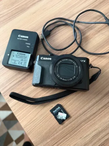  Canon PowerShot G7 X Mark II em perfeito estado