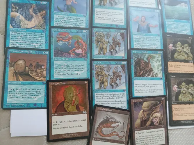 Vendo 31 cartas de Magic Gathering