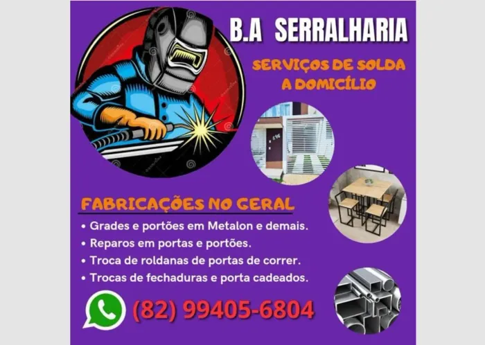 Serralheiro e Soldador a Domicílio. Qualidade e Ótimo Preço! ! Maceió e Demais Regiões!