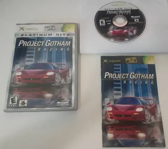 Jogo Project Gotham Racing Xbox Clássico Classic Ntsc Cib