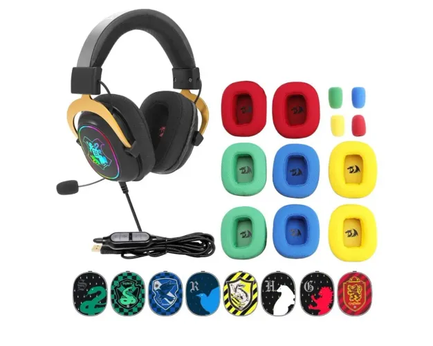Headset Redragon Harry Potter Zeus RGB