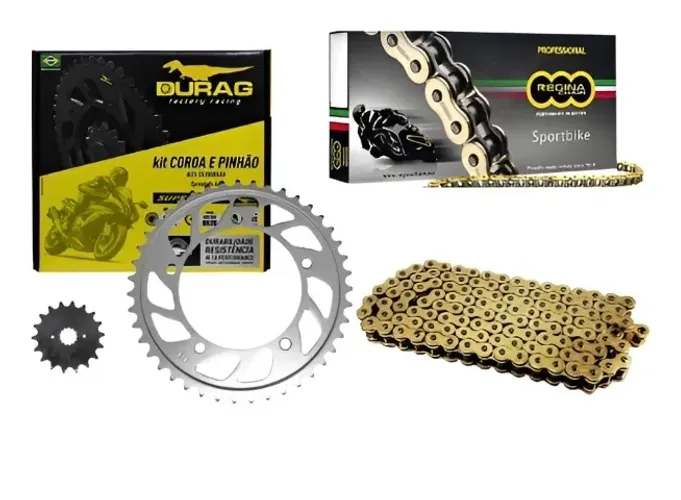 Kit Relação Durag Corrente Regina Zrt Suzuki Gsr 750 17/41