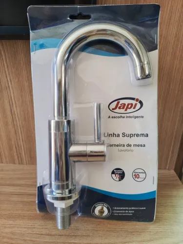 Torneira de Mesa Bancada Banheiro Japi Linha Suprema - Nova Lacrada na Embalagem
