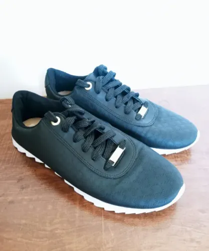 Tenis casual feminino preto moleca n39