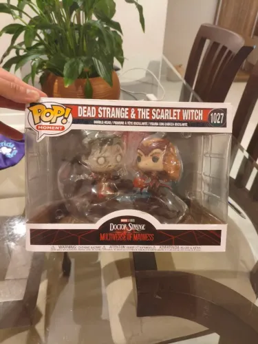 Scarlet witch vs strange funko pop moment original