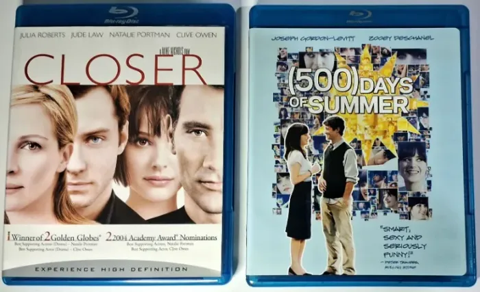 Blu-ray Closer + 500 Dias com Ela (BDs Importados com leg em português)