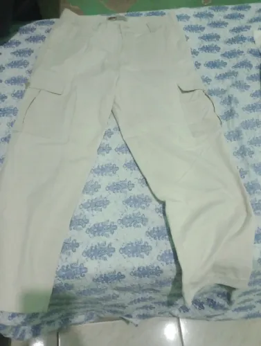 Calça cargo bege masculino