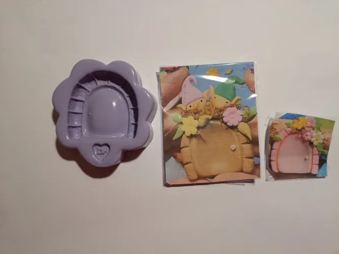 Molde de silicone para biscuit. NUNCA USADO - NOVO