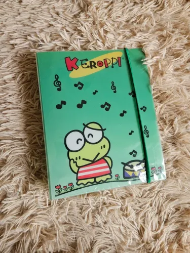 fichario keroppi sanrio verde