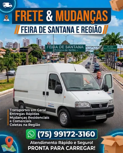 Fretes mudanças feira e região