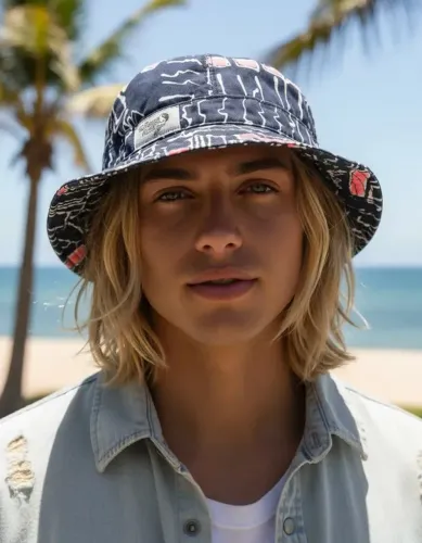 Chapéu Bucket Surf- Marca Town & Country - Déc. De 1980