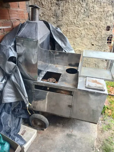 Carrinho para espetinho,batata frita e salgados