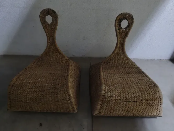 Par de Ratan de Fibra IKEA de Balanço Importado