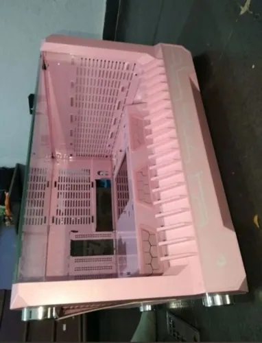 Gabinete gamer rose edição limitada