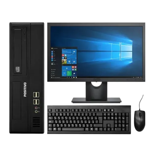 PC Positivo SFF Completo + Monitor + Kit teclado & mouse (I5 3a geração - 08gb - ssd 120gb