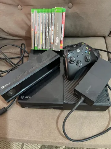 Xbox One + Kinect + Controles + 9 Jogos Originais