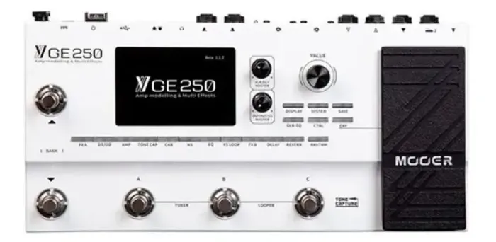 Pedaleira Mooer GE250 Multi Efeitos Guitarra - não aceito trocas